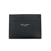 Saint Laurent Portacarte Pelle Nera