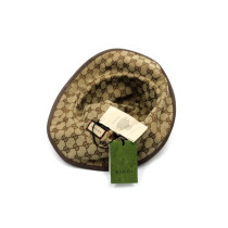 Gucci Cappello GG e Check Beige