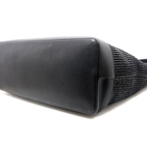 Saint Laurent Shopping XXL Weekend Rafia Nera