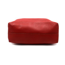 Fendi Bauletto Selleria Pelle Rossa