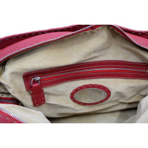 Fendi Bauletto Selleria Pelle Rossa