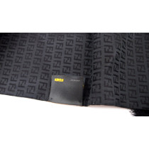 Fendi Sciarpa Seta Nera