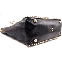 Valentino Tote Rockstud Pelle Nera