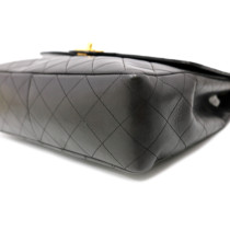 Chanel Maxi Logo Vintage Pelle Nera