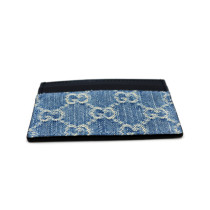 Gucci Portacarte Denim GG Azzurro