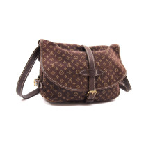 Louis Vuitton Saumur PM Mini Lin Marrone
