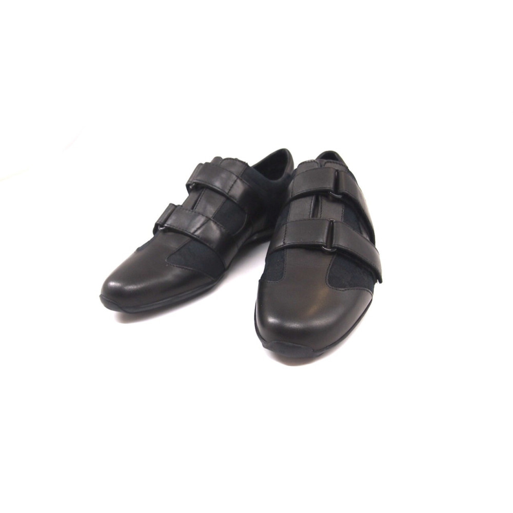 Gucci Sneakers GG Nero e Pelle