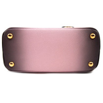 Prada Galleria Pelle Saffiano Rosa e Grigia