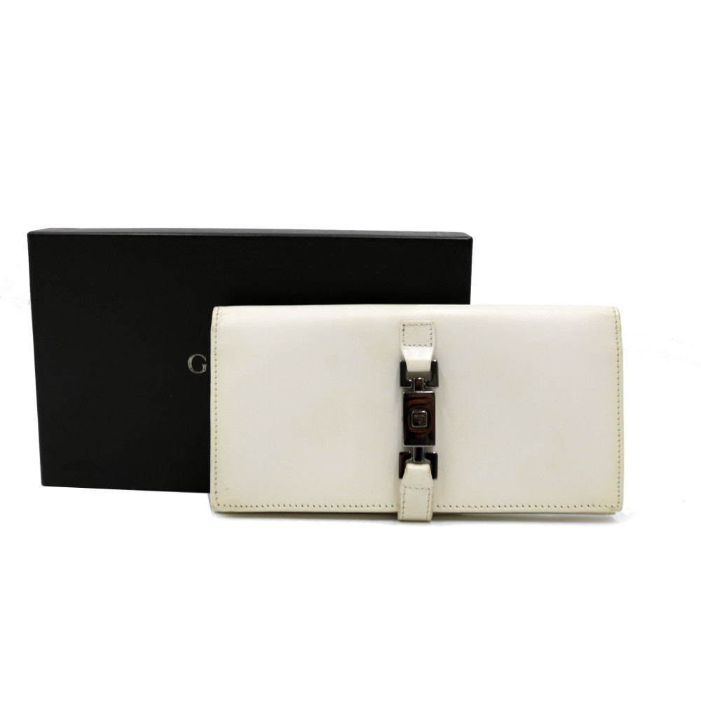 Gucci Portafoglio Pelle Panna