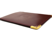 Cartier Portacarte Pelle Borgogna