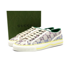 Gucci Sneakers Tela Ghiaccio e Multicolor