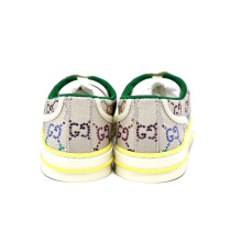 Gucci Sneakers Tela Ghiaccio e Multicolor