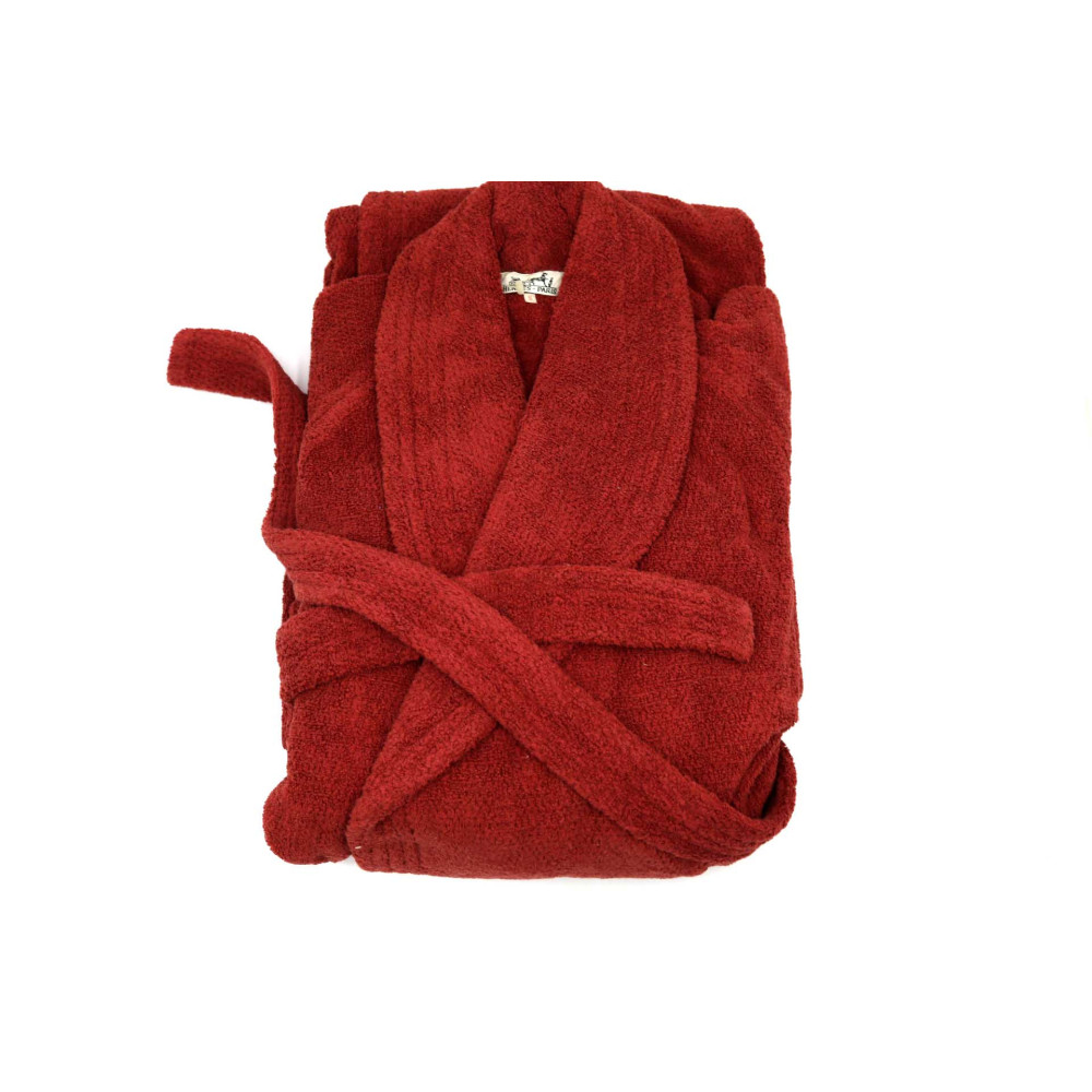 Hermes Accappatoio Cotone Terracotta