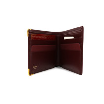 Cartier Portafoglio Pelle Bordeaux