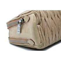 Miu Miu Tracolla Gauffre Beige