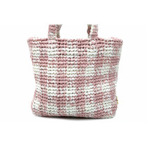 Prada Shopping Small Rafia Rosa