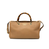 Gucci Bamboo Pelle Beige
