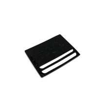 Saint Laurent Portacarte Pelle Stampa Cocco Nera