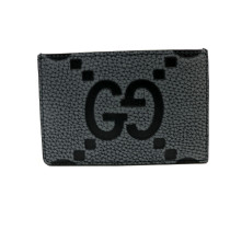 Gucci Portacarte Pelle Nera Grigia