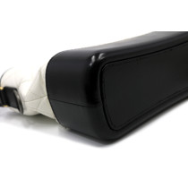 Chanel Gabrielle Media Pelle Bianca e Nera