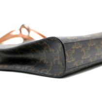 Celine Tote Mini Tela Marrone