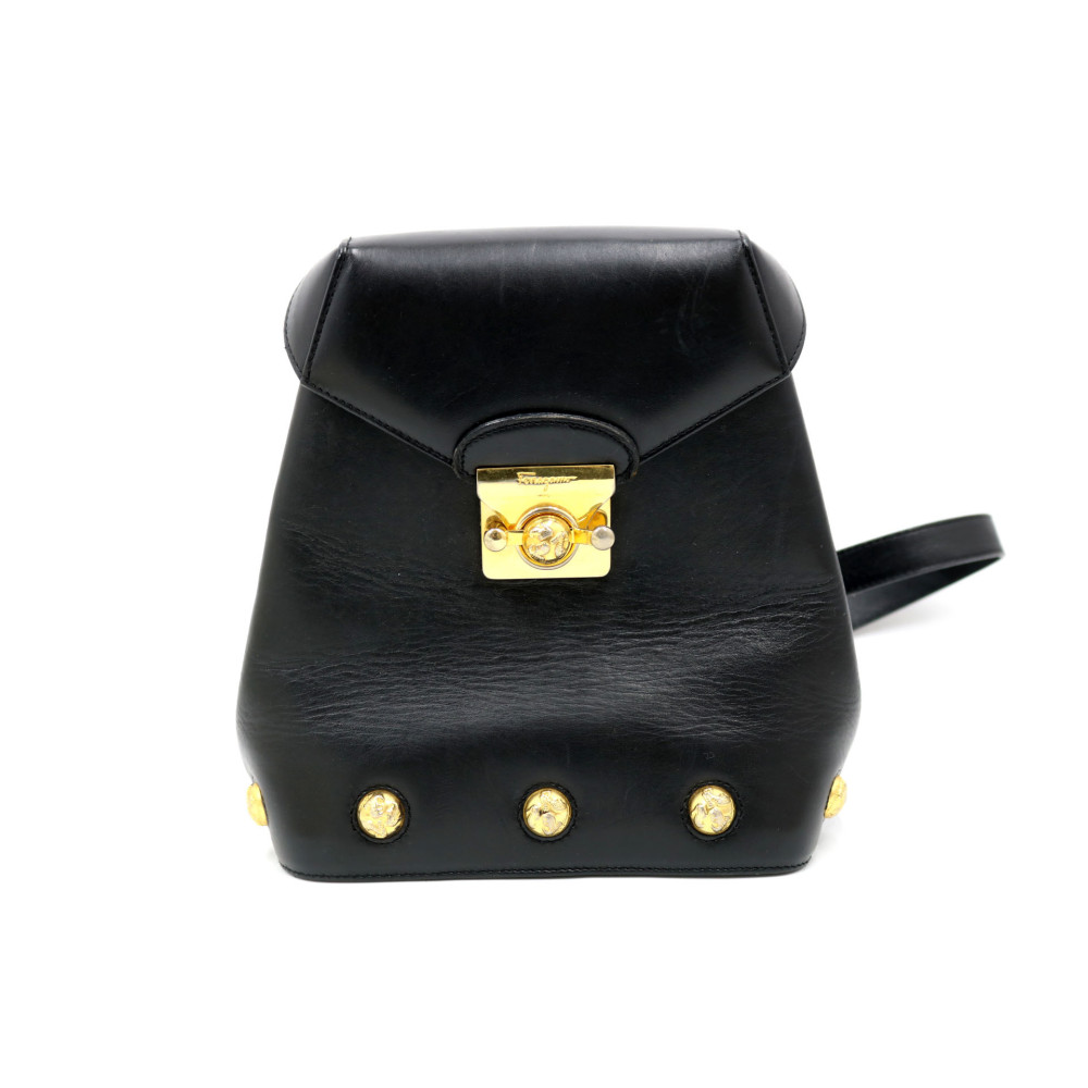 Ferragamo Zaino Pelle Nera