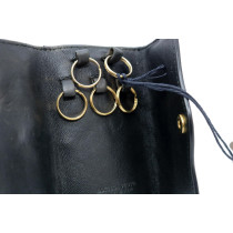 Bottega Veneta Portachiavi Pelle Nera