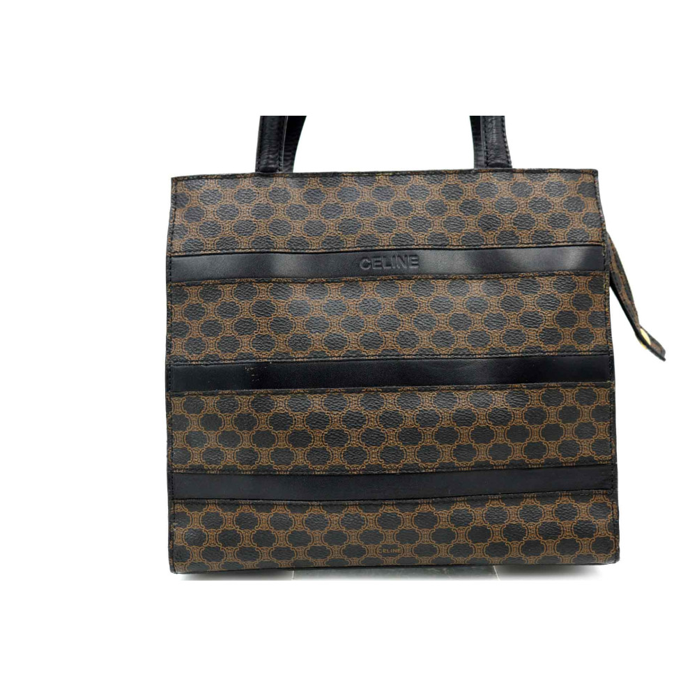 Celine Shopping Tela Marrone