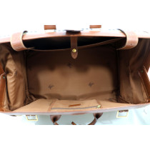 Burberry Borsone da Viaggio Check Beige