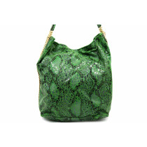Stella McCartney Sac à Main Ecopelle Pitone Verde