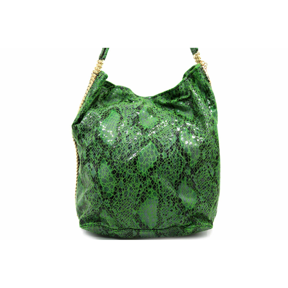 Stella McCartney Sac à Main Ecopelle Pitone Verde