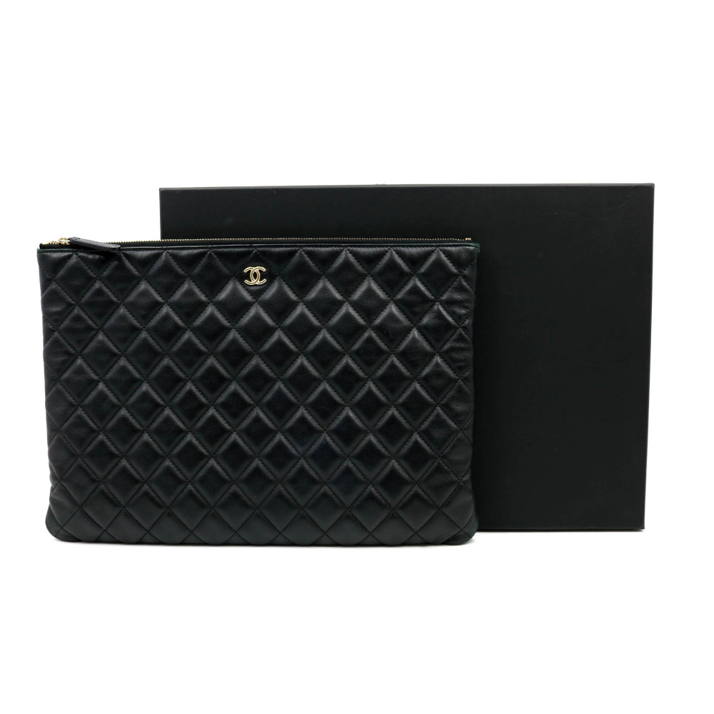 Chanel Clutch Pelle Nera