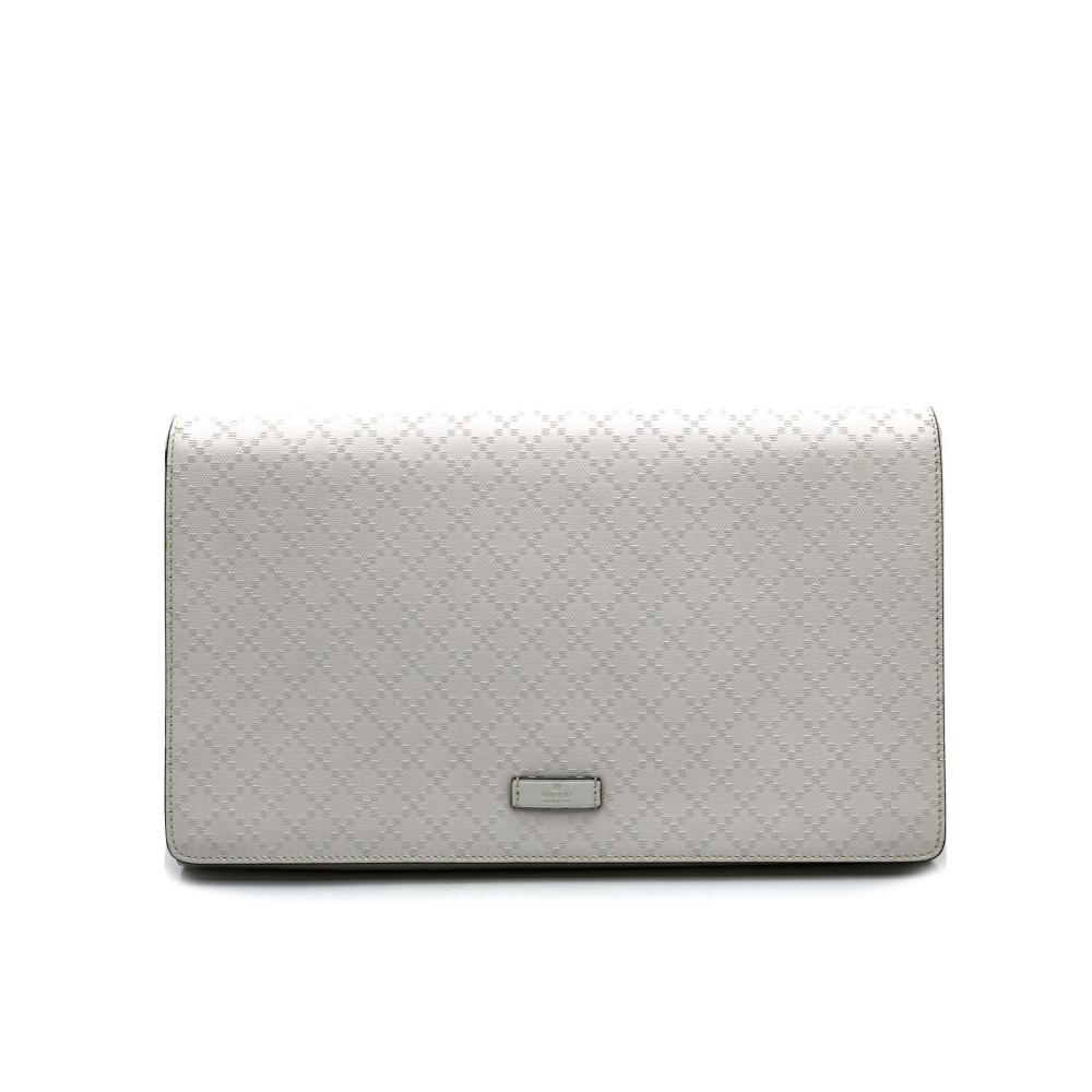 Gucci Clutch Pelle Diamant Bianca