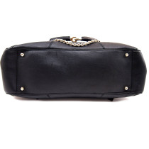 Gucci Horsebit Chain Pelle Nera