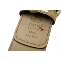 Gucci Cintura Dionysus Pelle Marrone