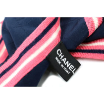 Chanel Foulard Seta e Lana Blu e Rosa