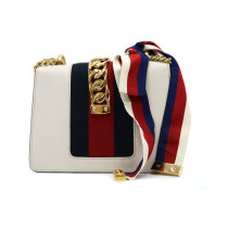 Gucci Silvye Pelle Bianco Ottico