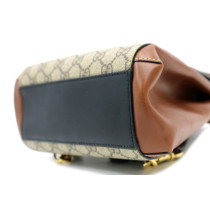 Gucci Zaino Padlock GG Supreme Beige e Pelle