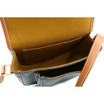 Celine Triomphe Folco Media Tela Marrone