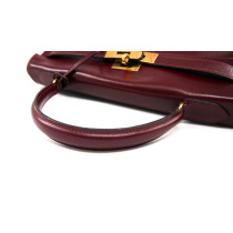 Hermes Kelly Pelle Bordeaux