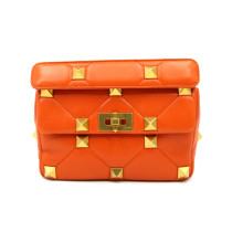 Valentino Roman Stud Pelle Arancio