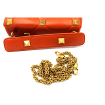 Valentino Roman Stud Pelle Arancio