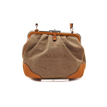 Prada Shopping Tela Marrone