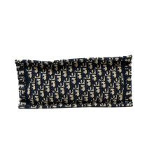 Dior Book Tote Media Tela Blu