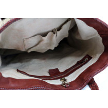 Gucci Marrakech Tessuto GG e Pelle Borgogna