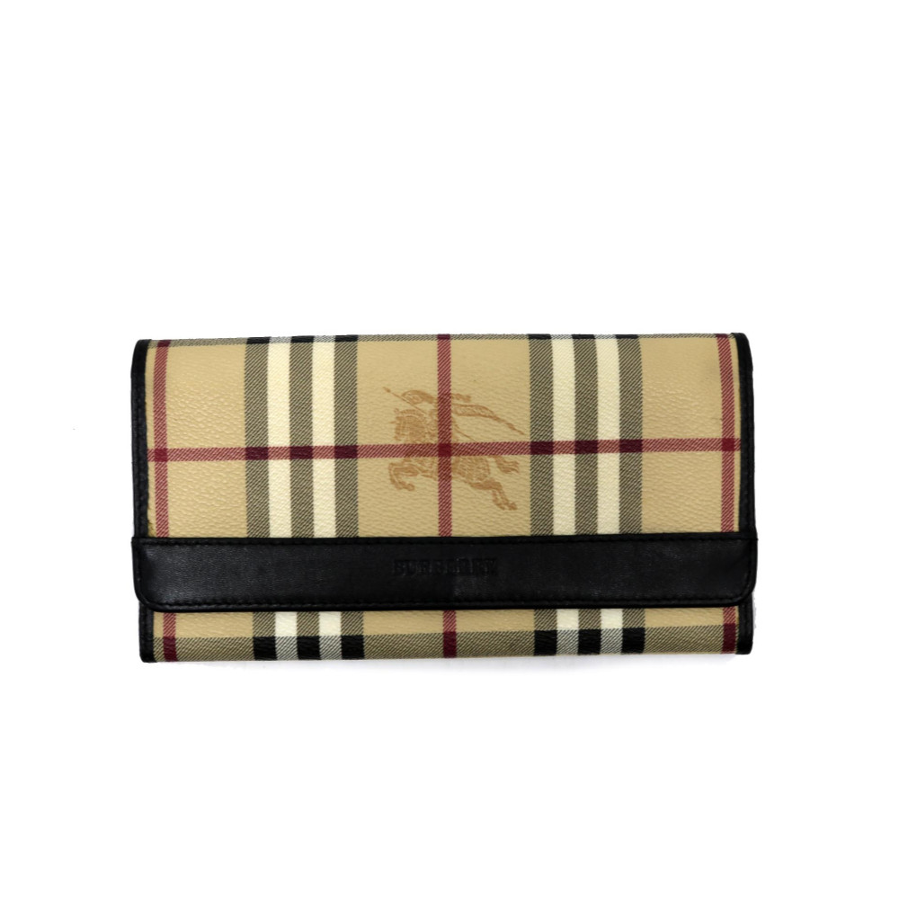 Burberry Portafoglio Check Beige