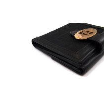 Fendi Portafoglio Tela Nera