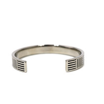 Chanel Bracciale Damier Metallo Argento