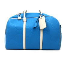 Gucci Borsone Pelle Azzurra