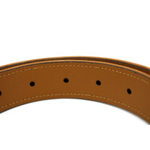 Gucci Cintura Marmont Pelle Bianca e Marrone